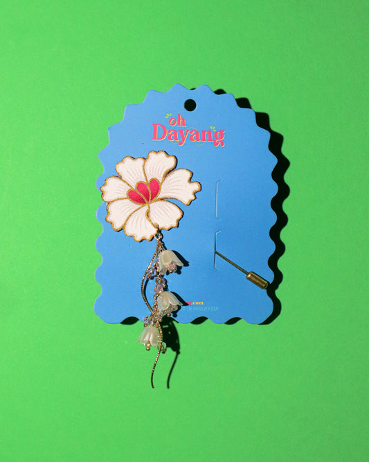 Kemuning Dangle Batik Lapel Pin