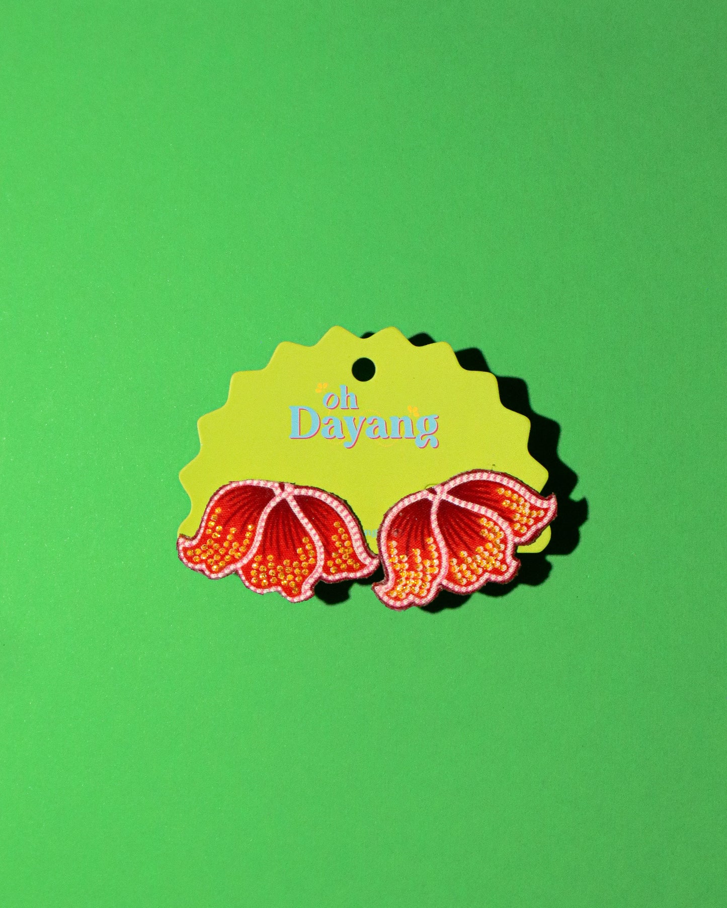 Little Wings Batik Stud Earrings