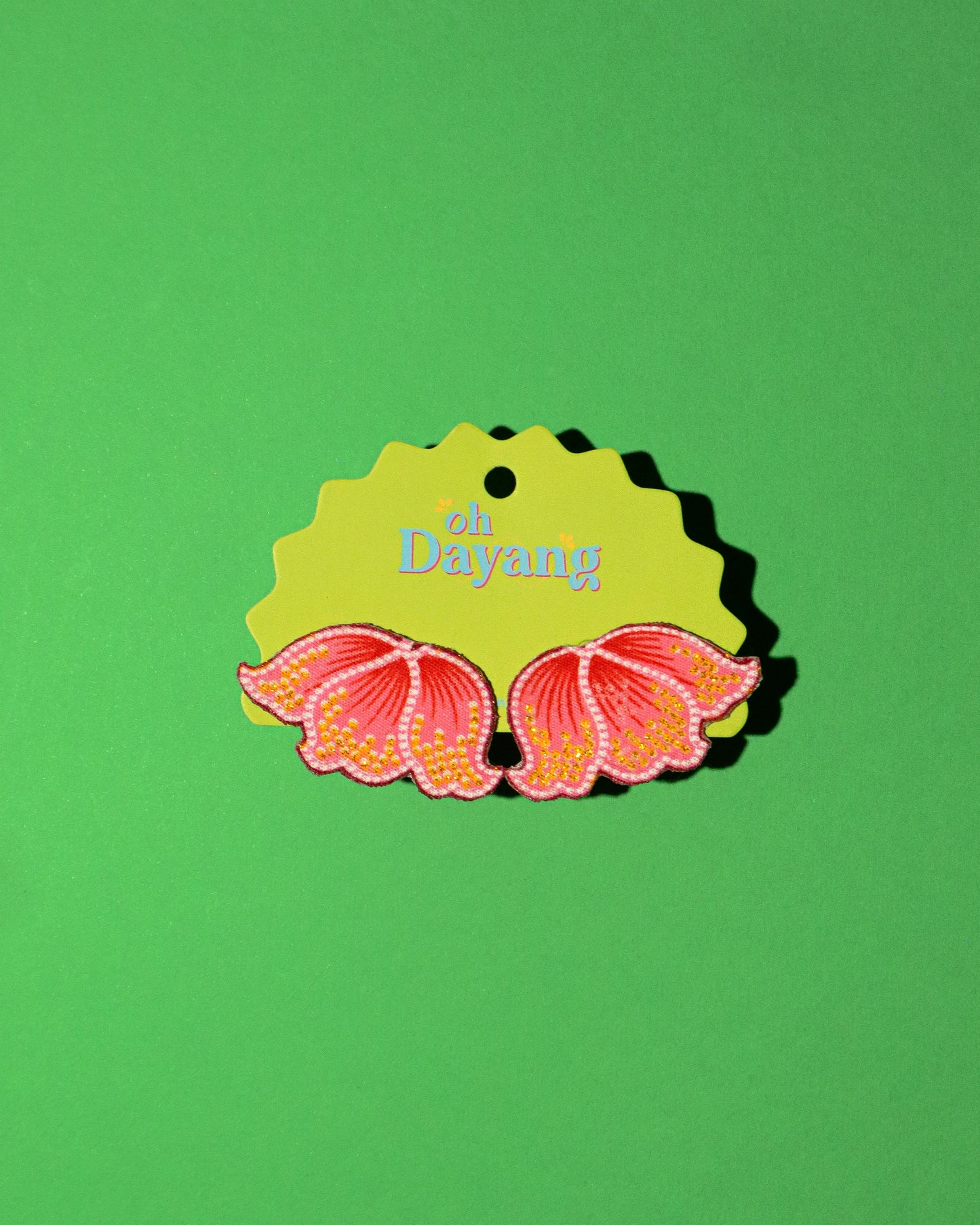 Little Wings Batik Stud Earrings