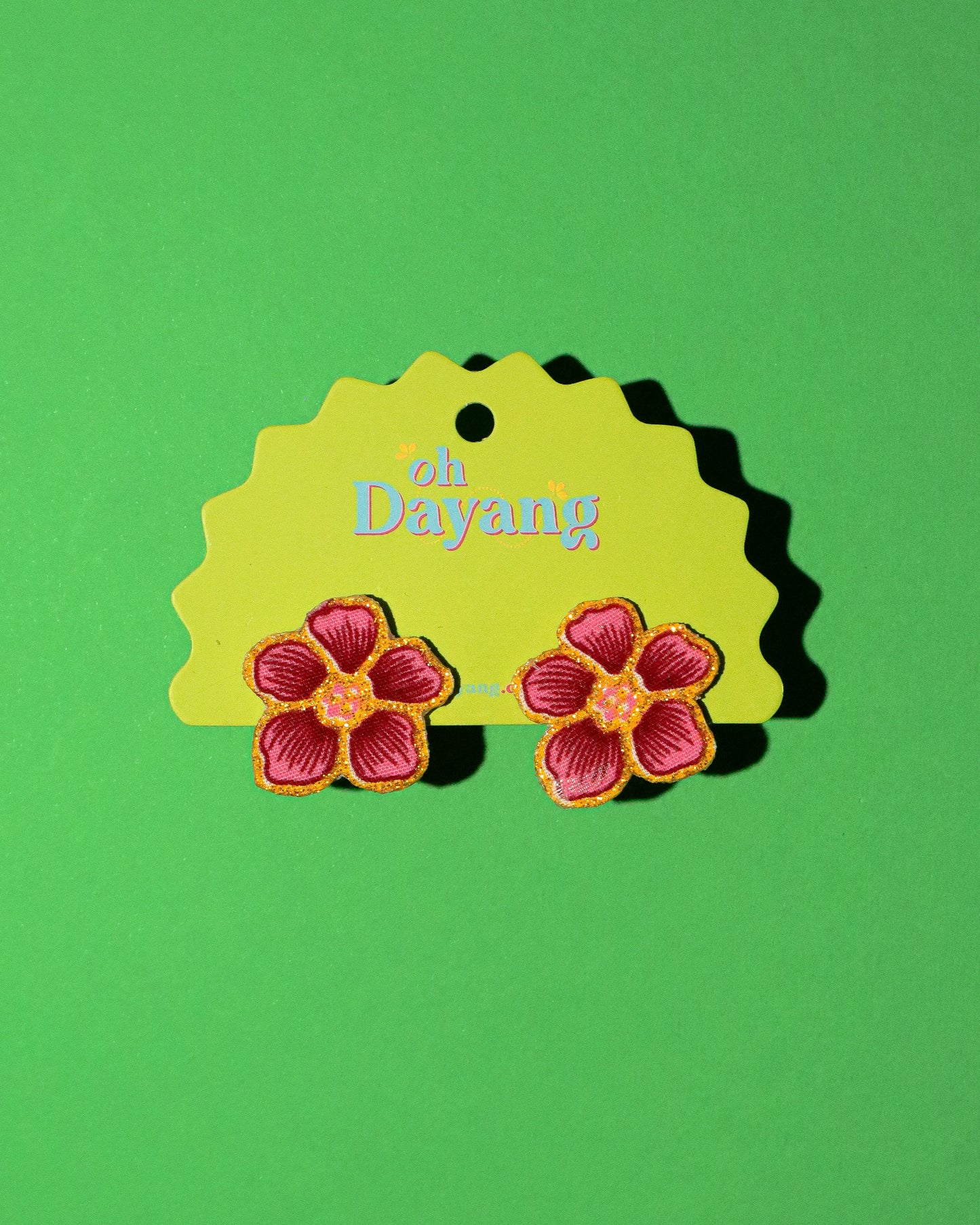 Baby Blooms Batik Stud Earrings