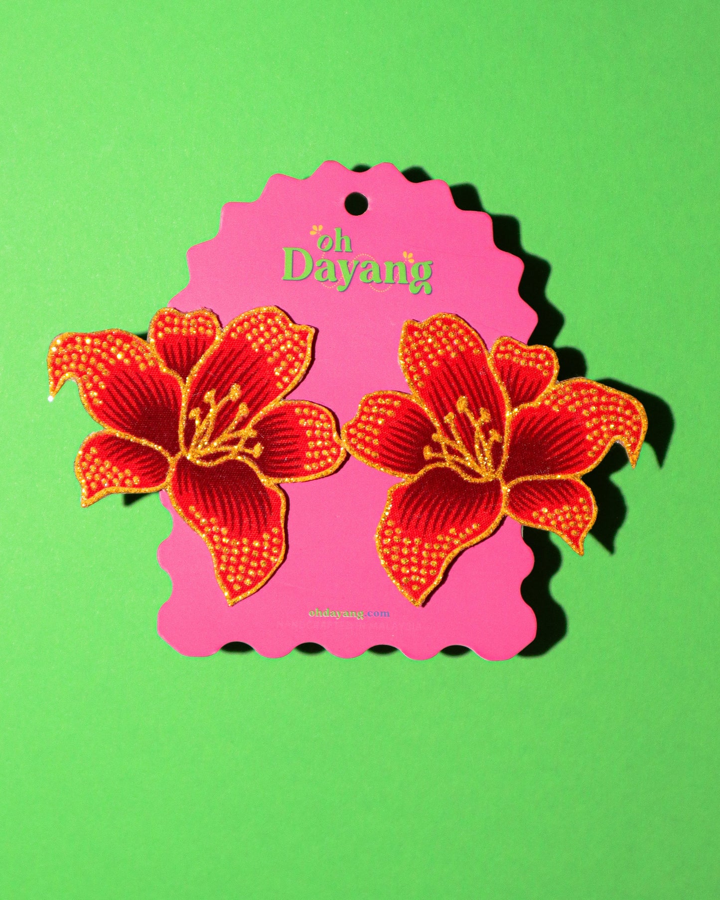 Sridewi Batik Stud Earrings