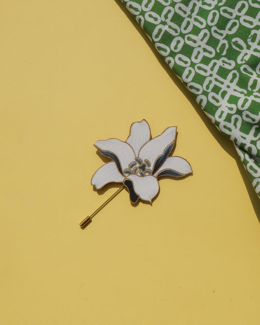 Anggun Puspita Batik Lapel Pin