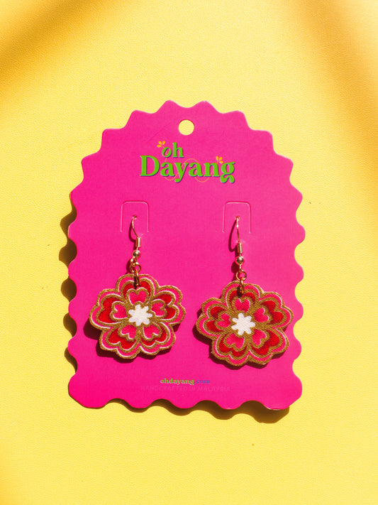 Bubblegum Blooms Hook Earrings