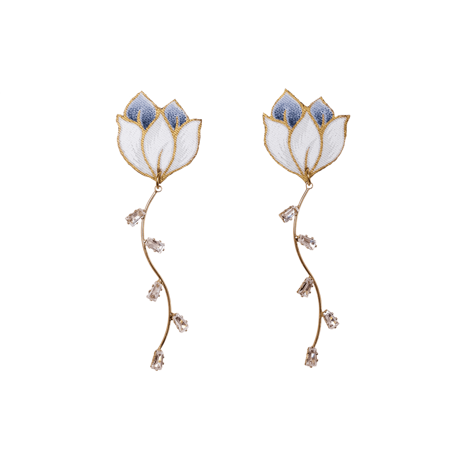 Merdu Dangles Batik Stud Earrings