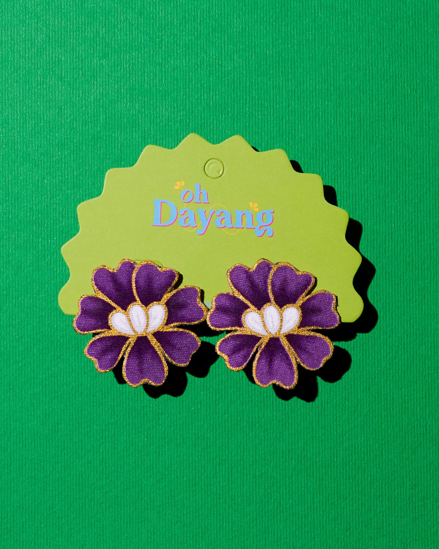 Kelip Bayu Batik Stud Earrings