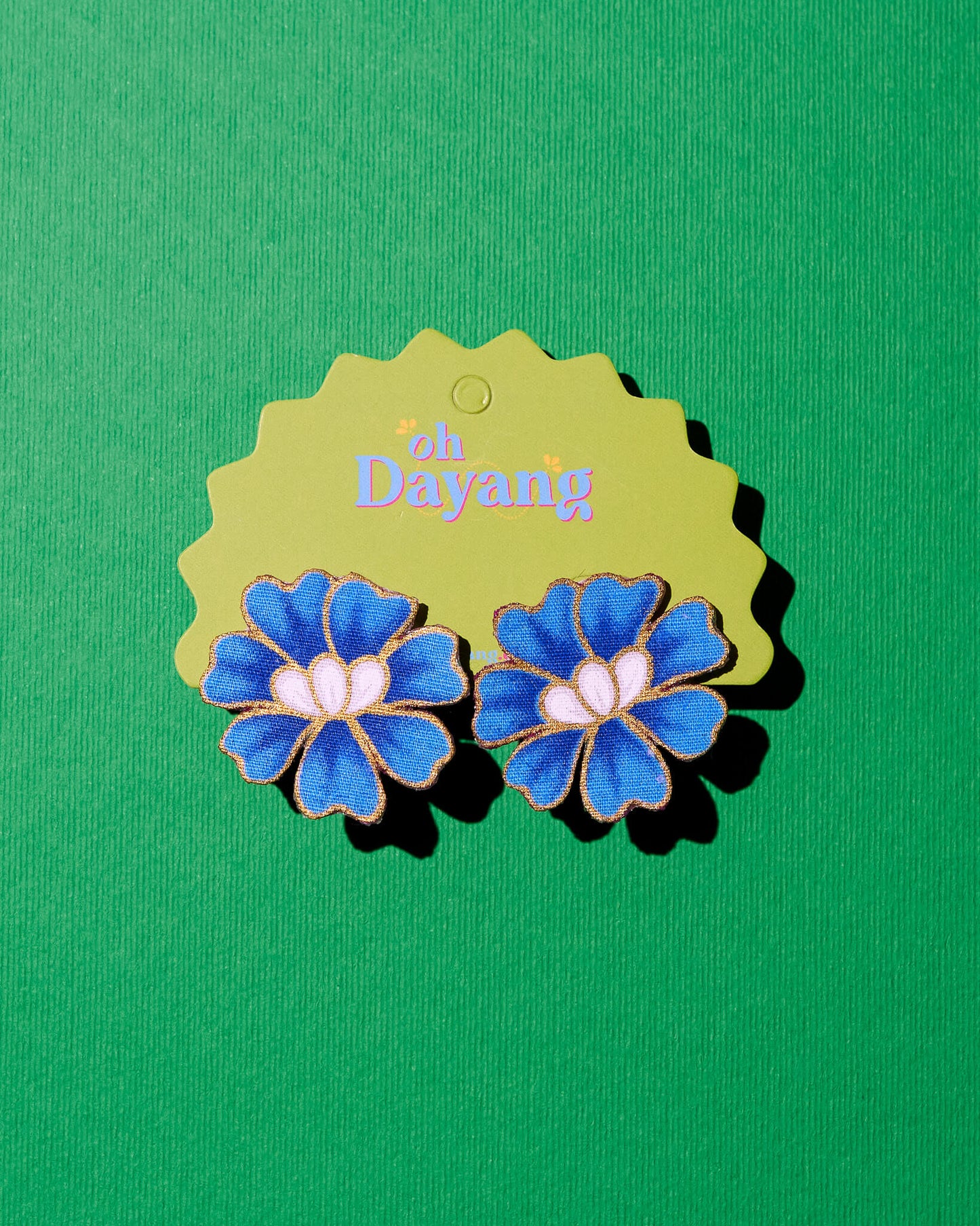 Kelip Bayu Batik Stud Earrings