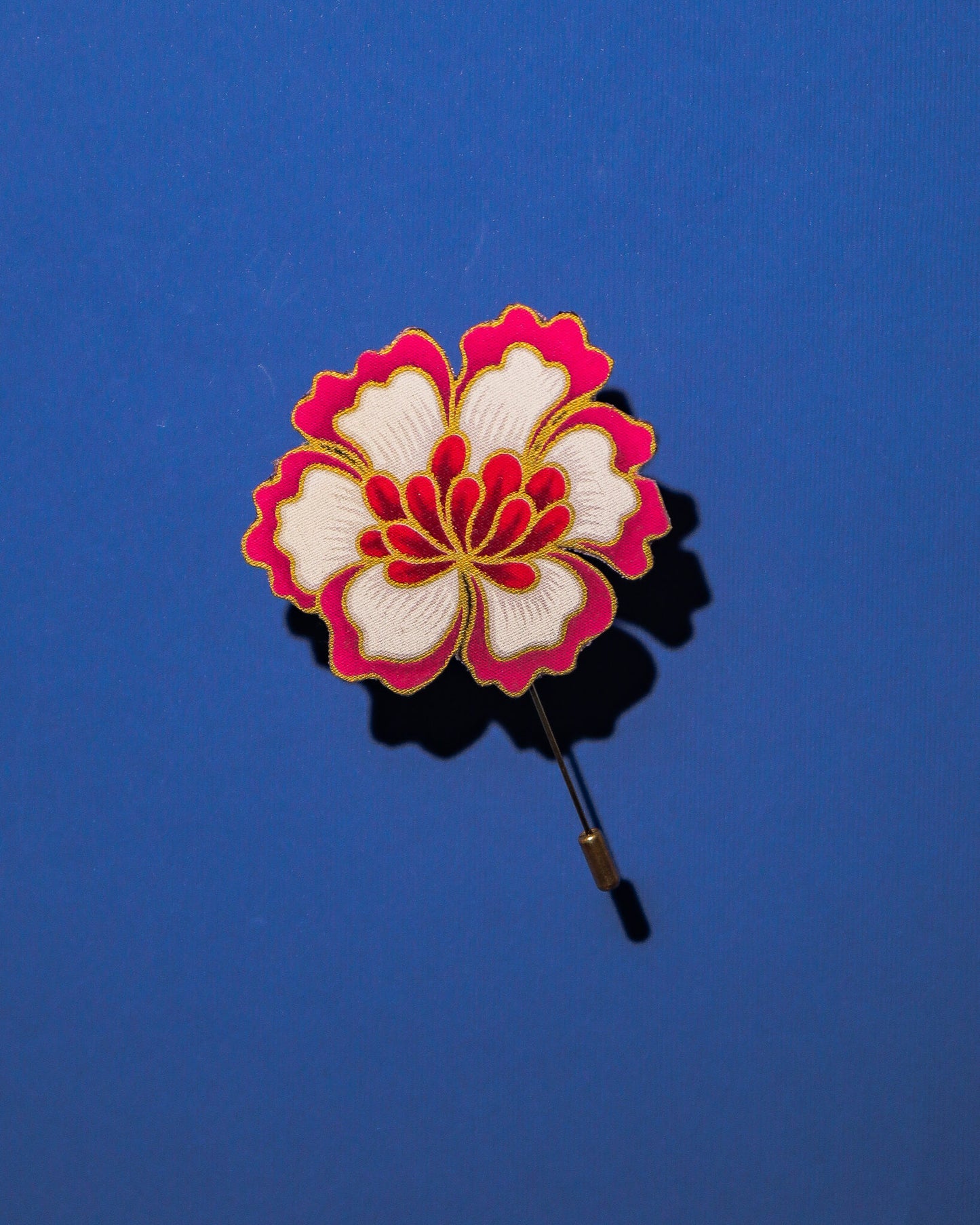 Indah Bloom Batik Lapel Pin