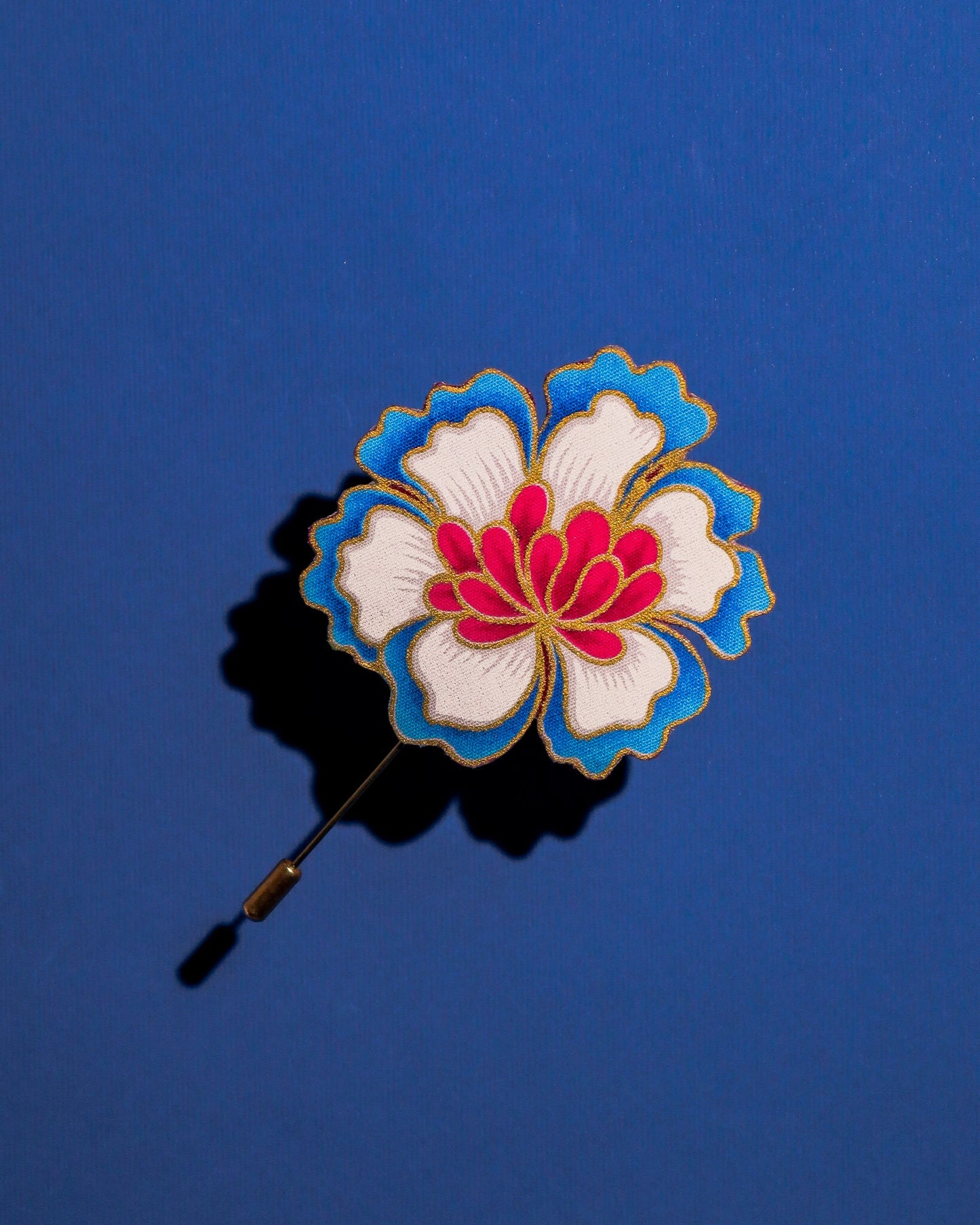 Indah Bloom Batik Lapel Pin