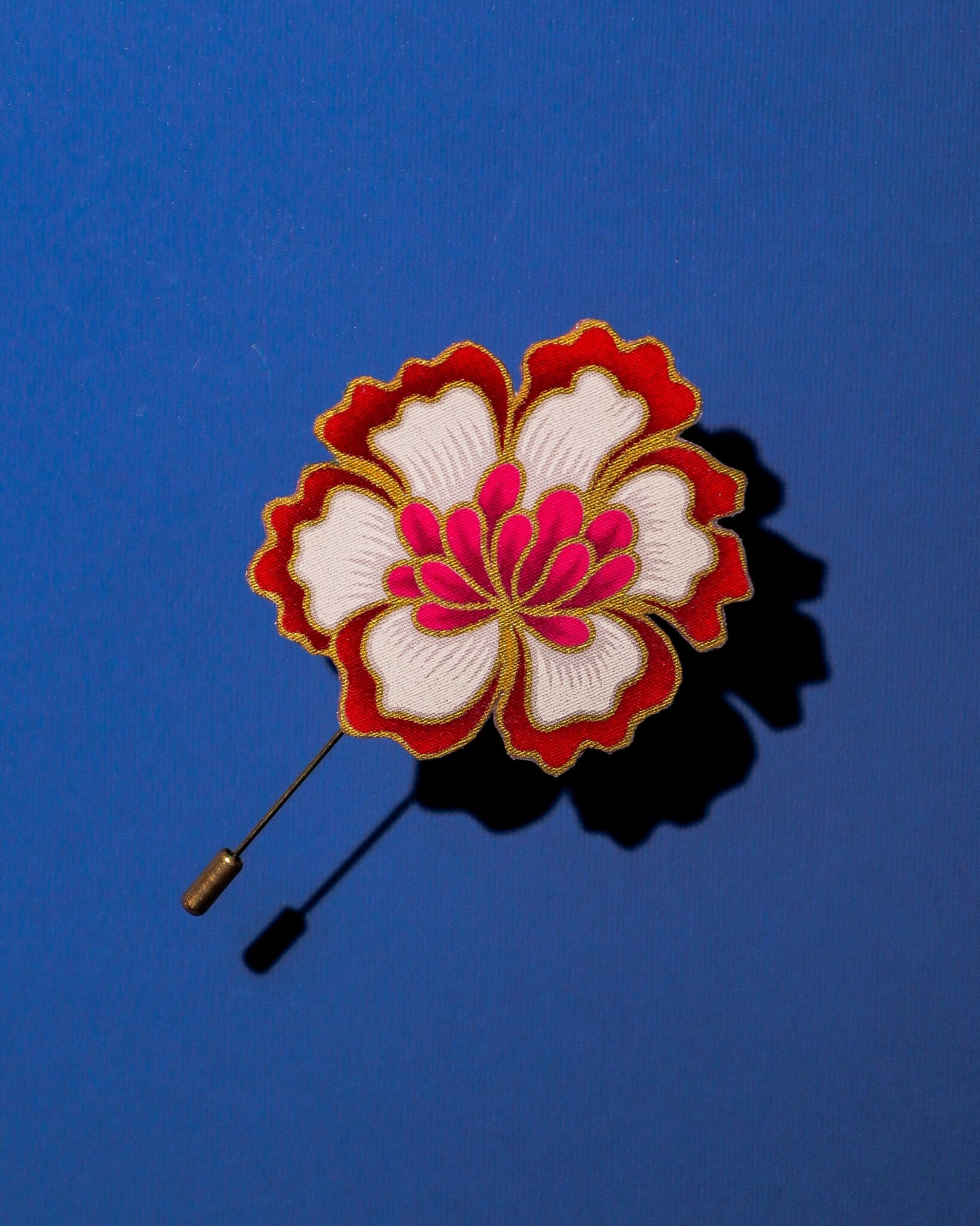 Indah Bloom Batik Lapel Pin