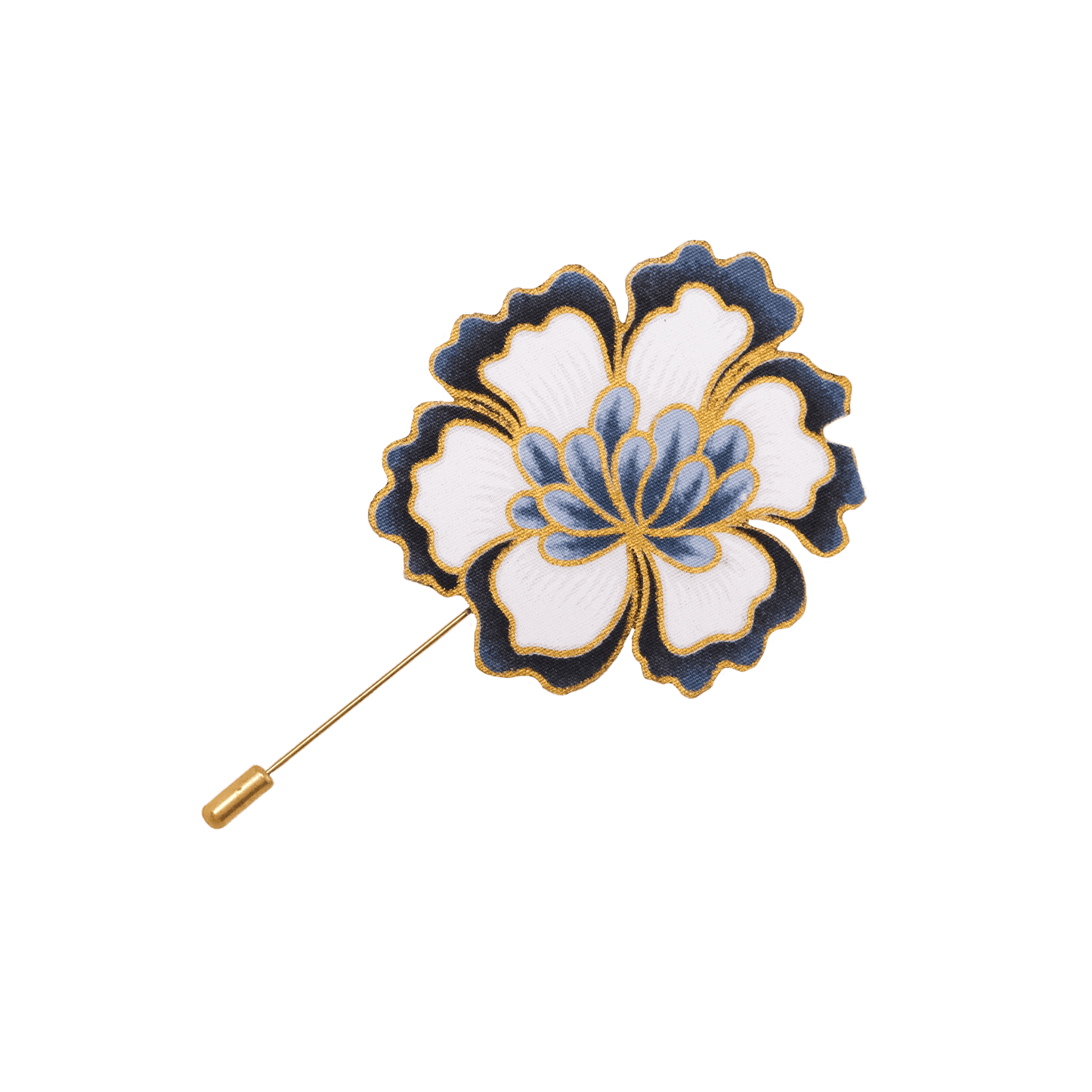 Indah Bloom Batik Lapel Pin