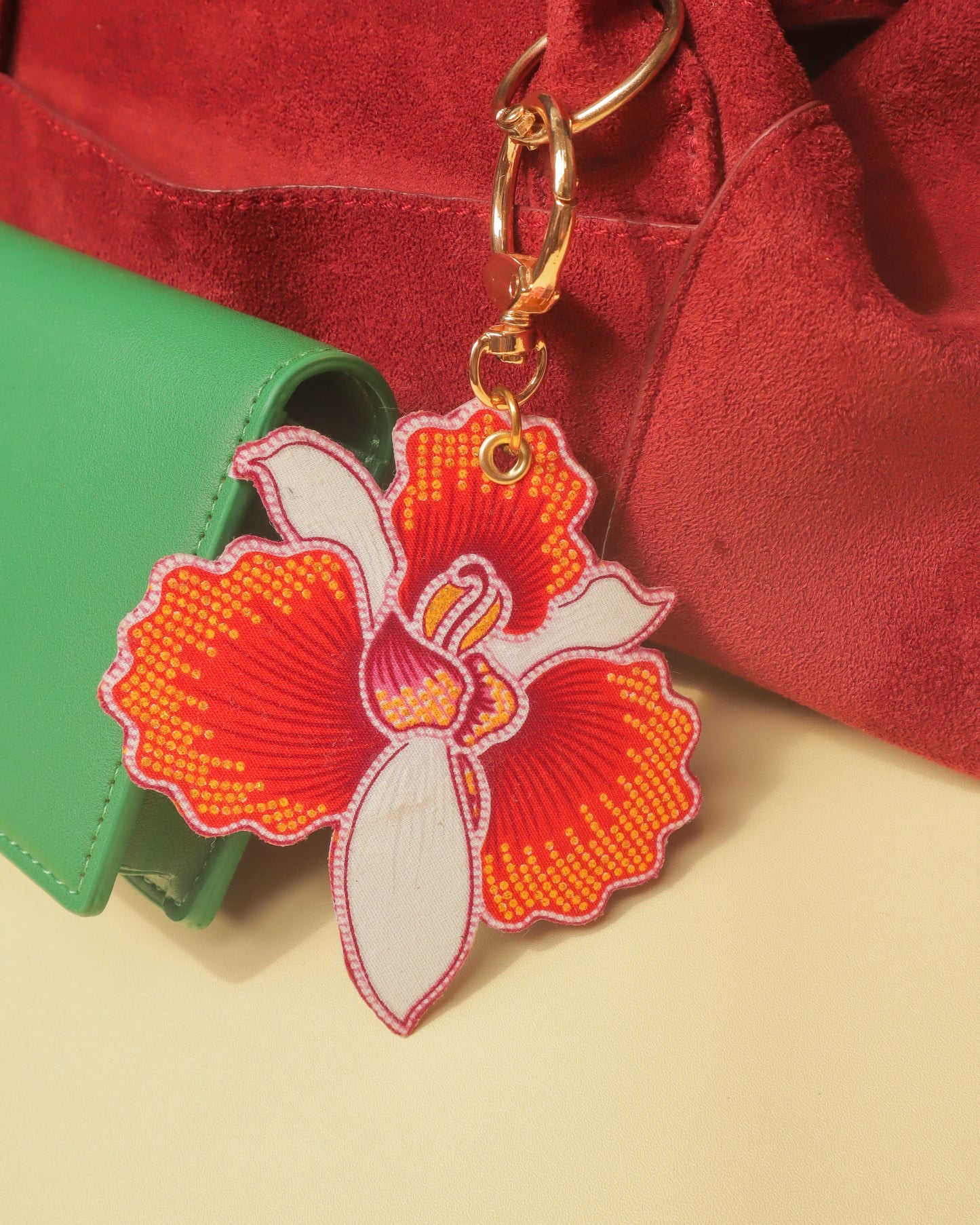 Kandi Batik Bag Charm