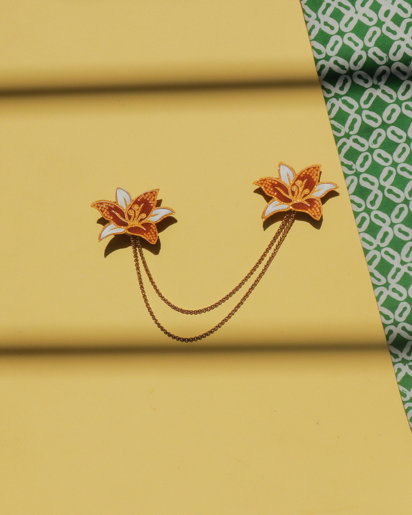 Lily Aruna Batik Kerongsang Chain