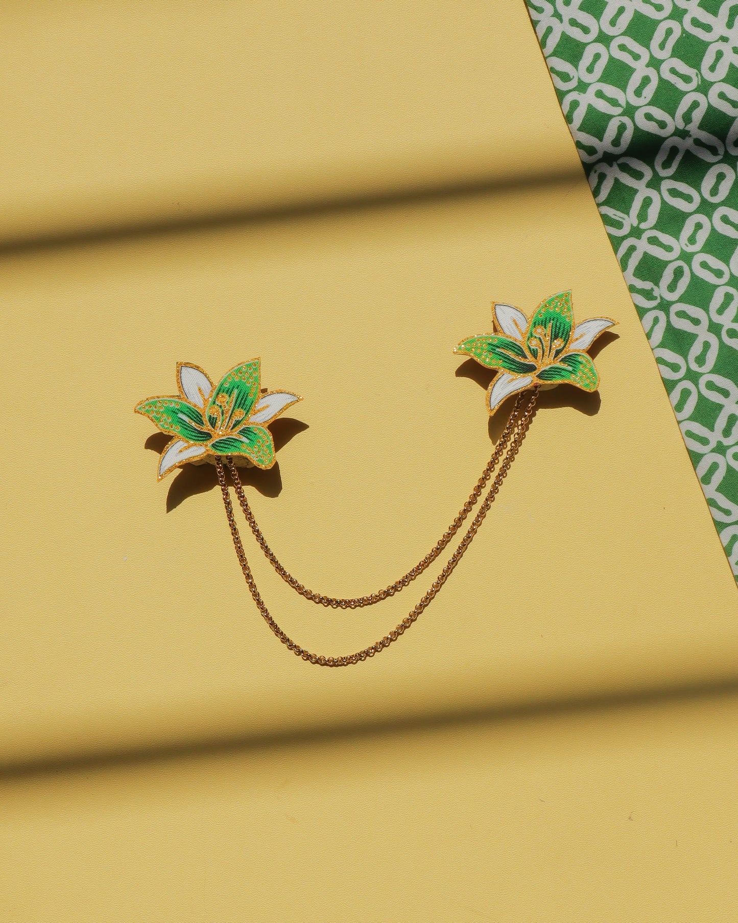 Lily Aruna Batik Kerongsang Chain