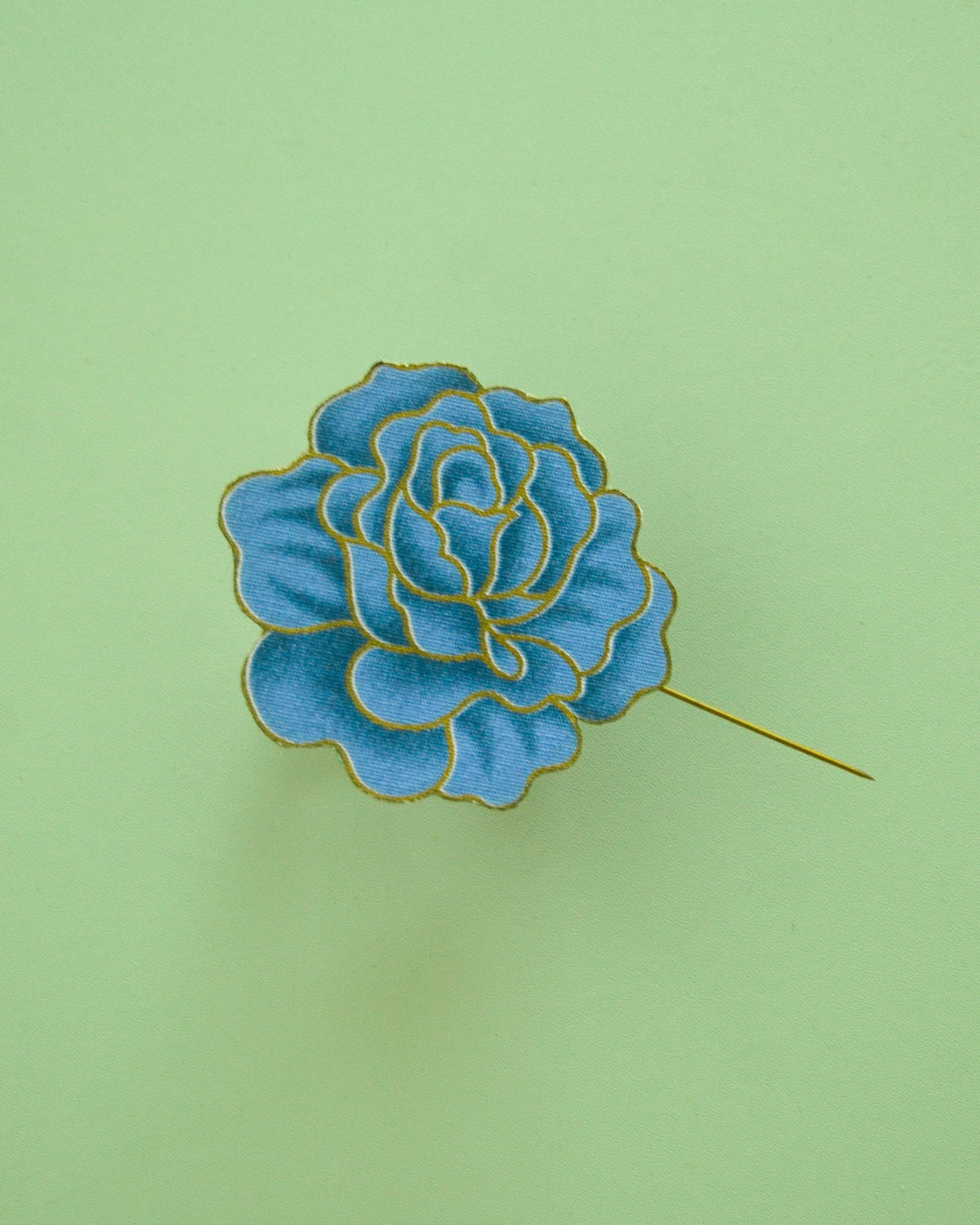 Mawar Batik Lapel Pin