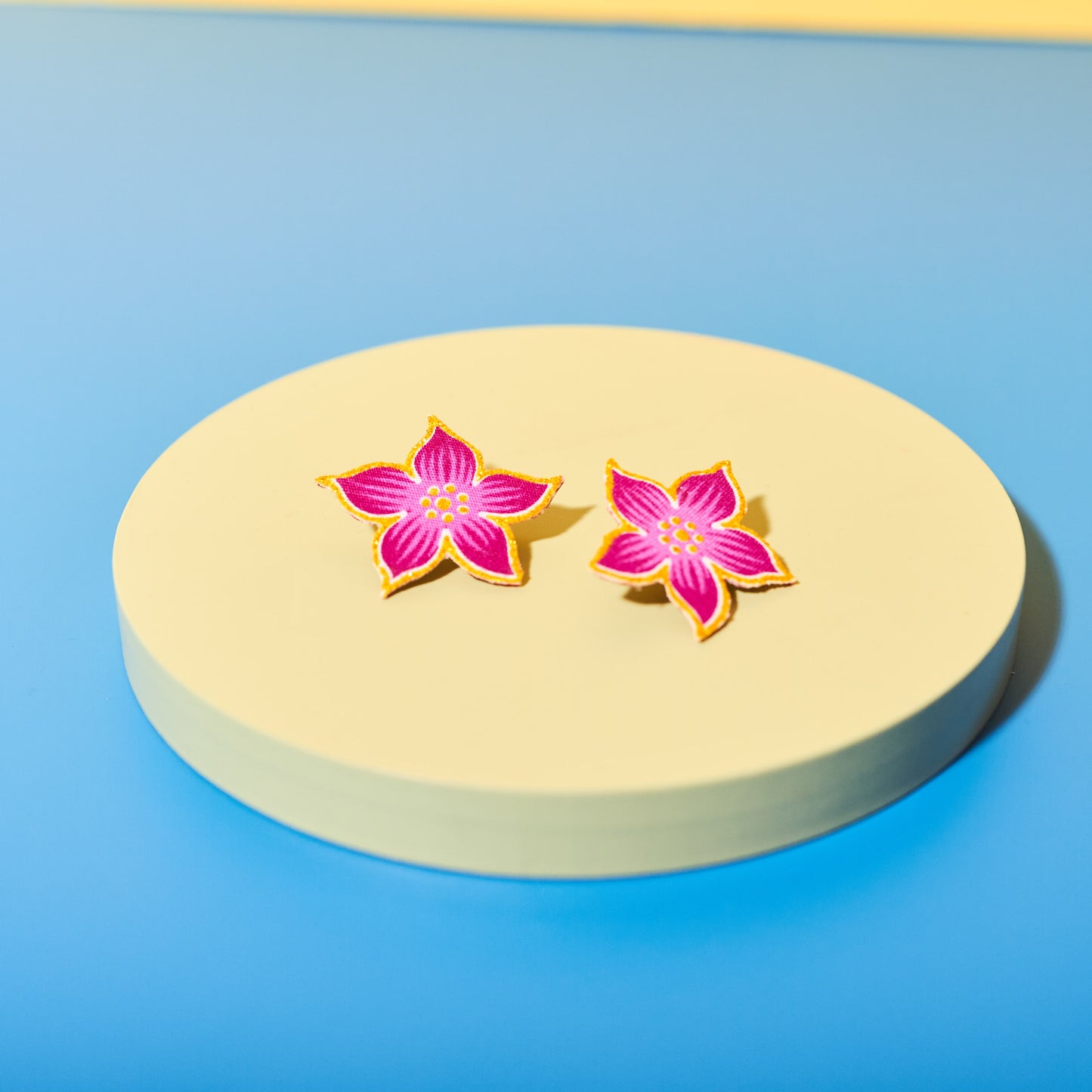Baby Blooms Batik Earrings