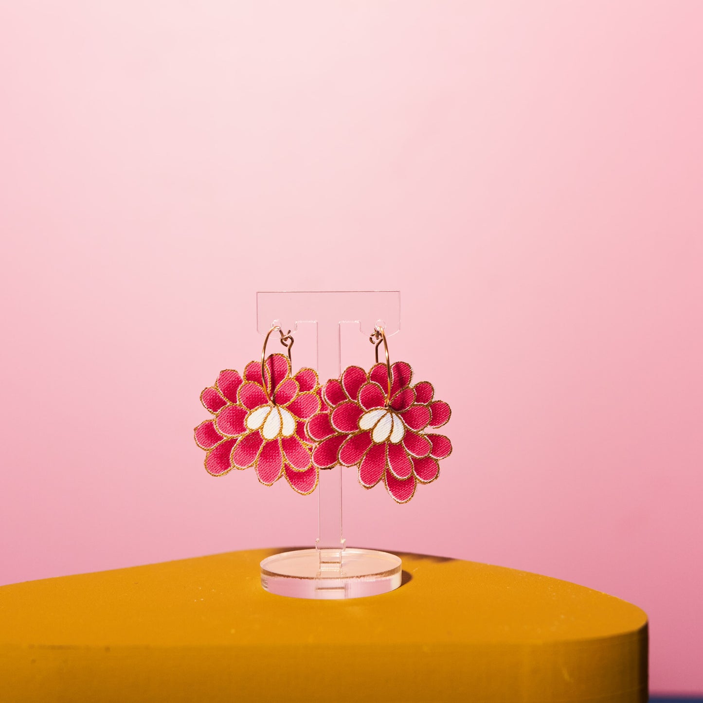 Blossom Batik Hoop Earrings