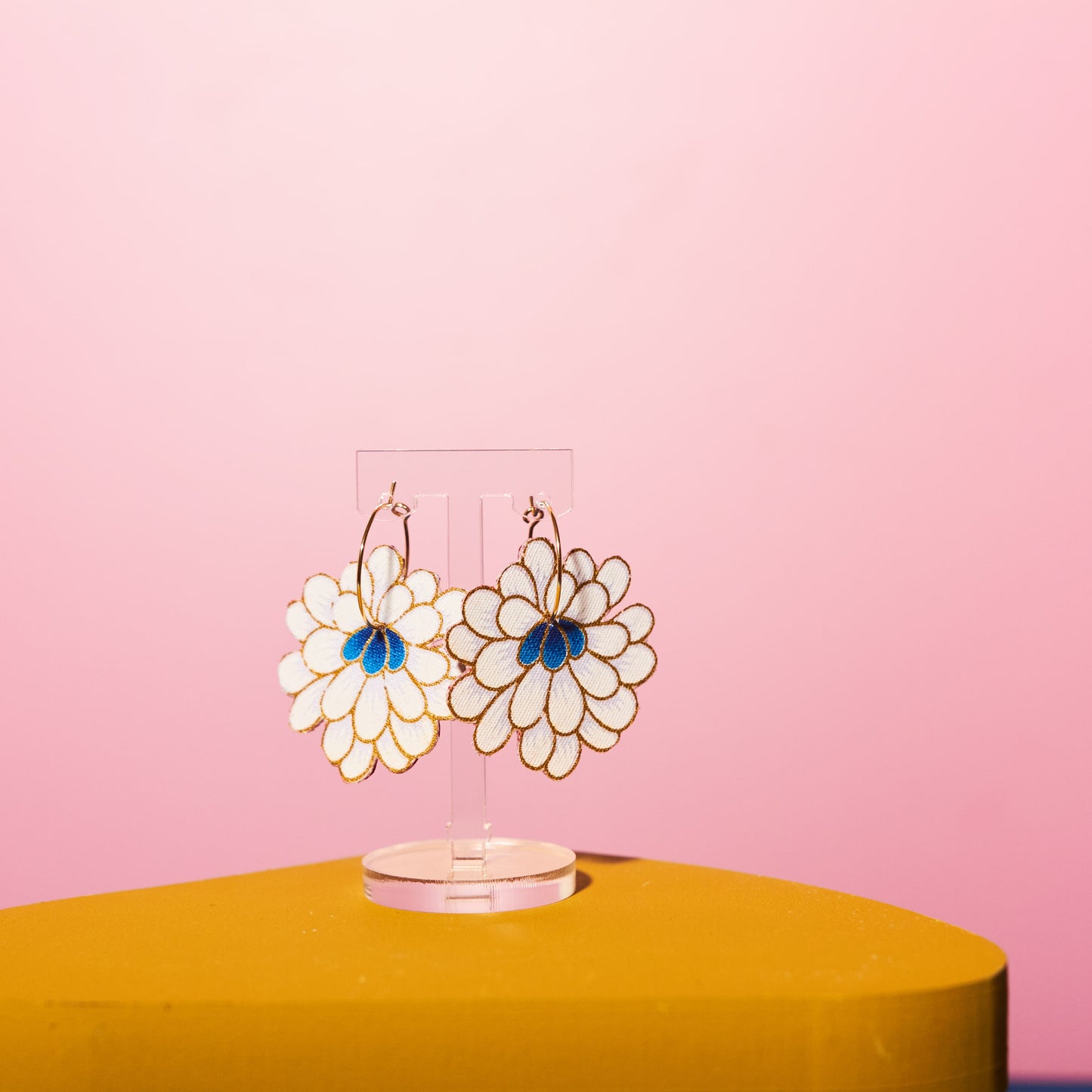 Blossom Batik Hoop Earrings