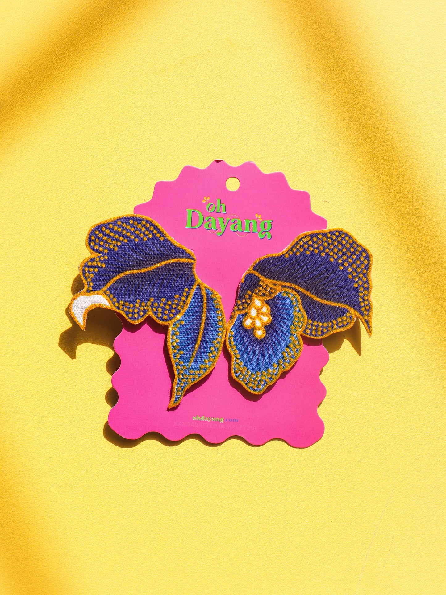 Orchid Wings Stud Earrings