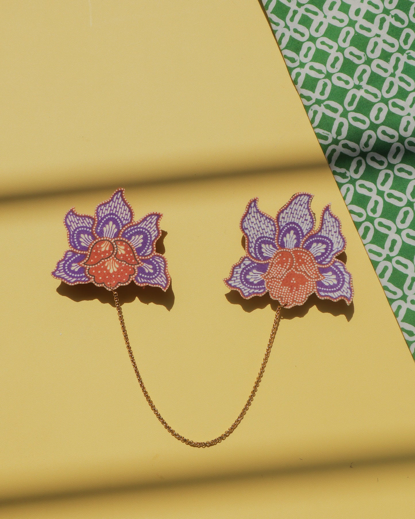 Rima Anggerik Batik Kerongsang Chain