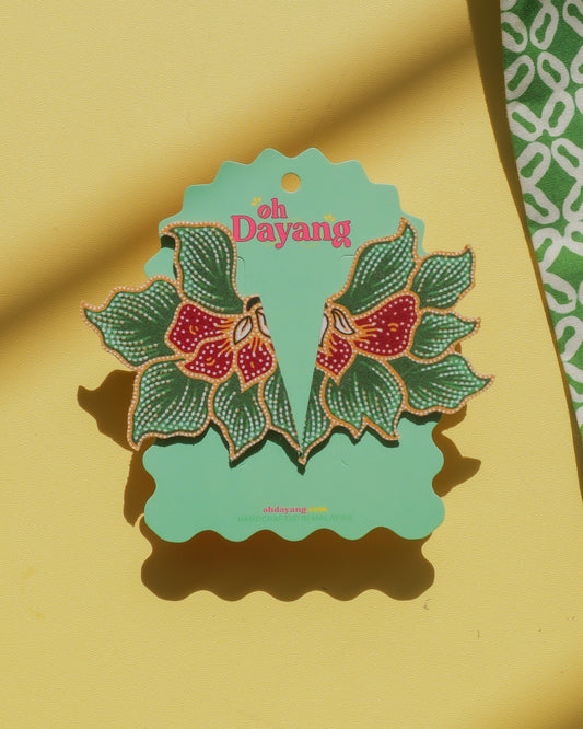 Seindra Batik Stud Earrings