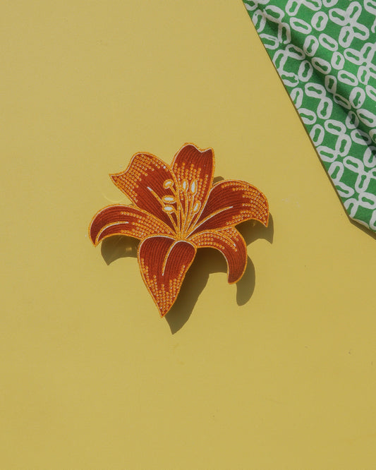 Seri Bakung Batik French Barrette