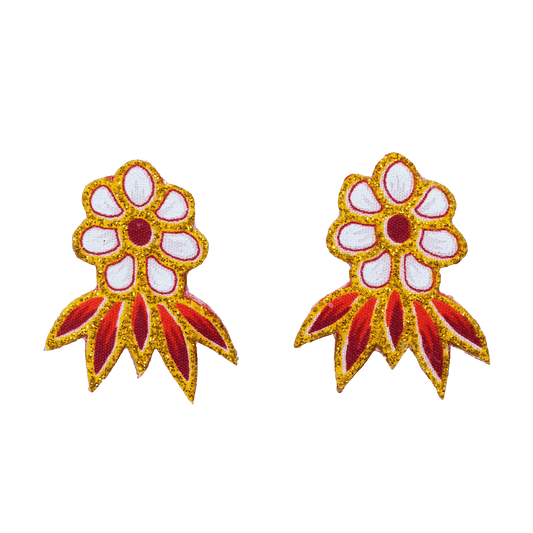 Kemilau Batik Stud Earrings