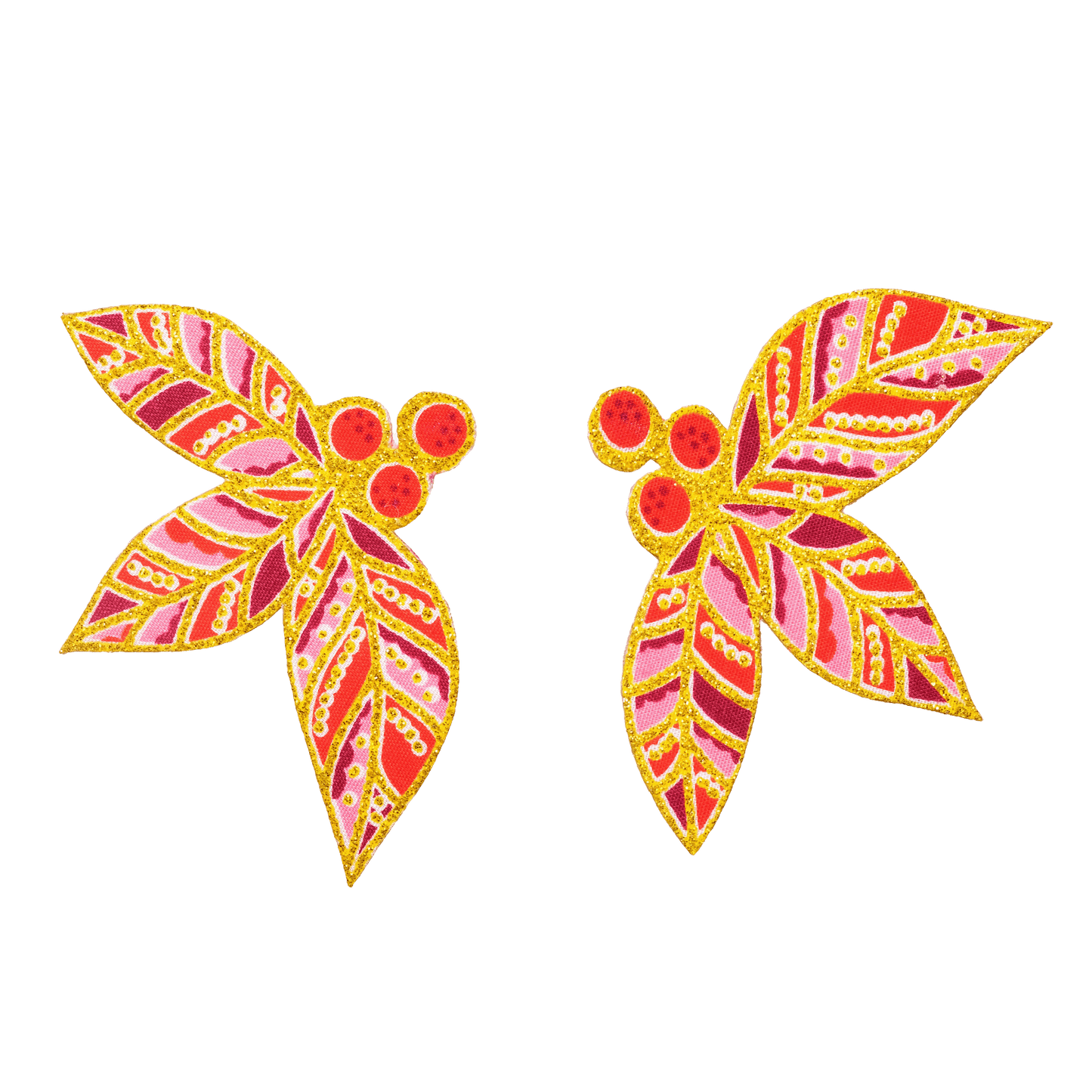 Luruh Emas Batik Stud Earrings