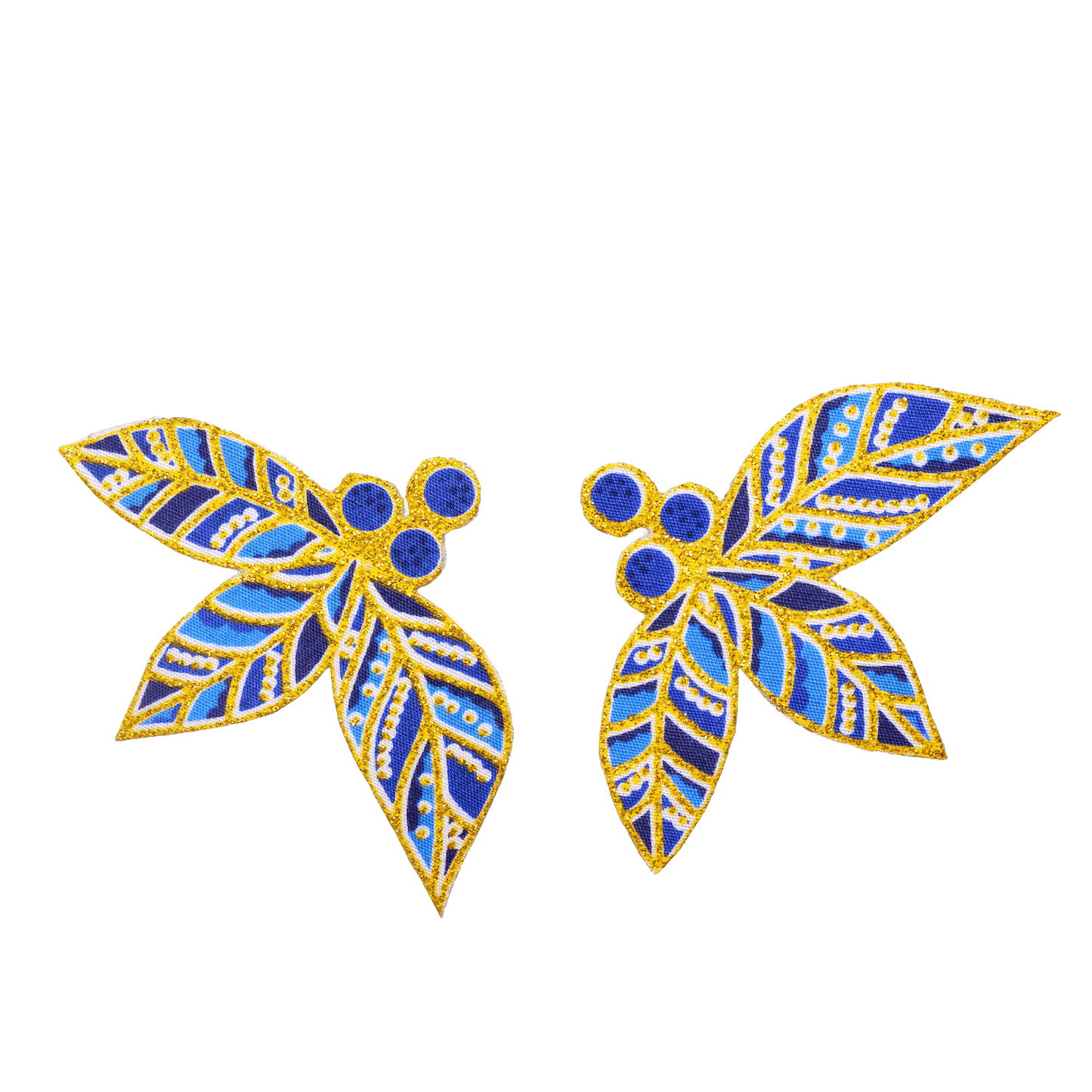 Luruh Emas Batik Stud Earrings