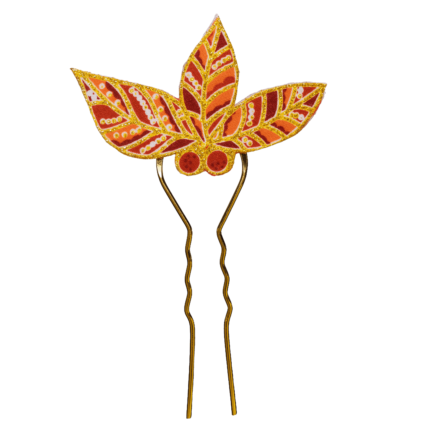 Luruh Emas Batik Hair Comb Pin