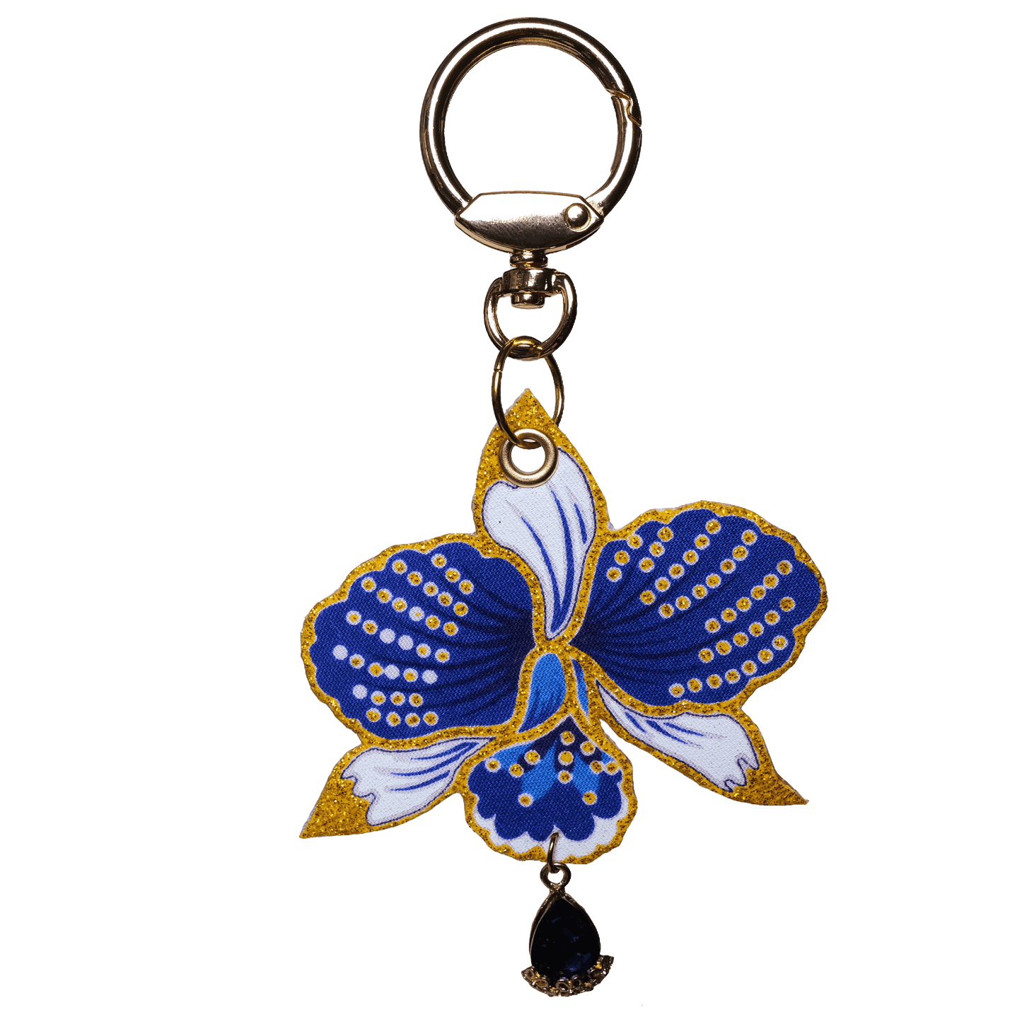 Orked Mutiara Bunga Batik Bag Charm