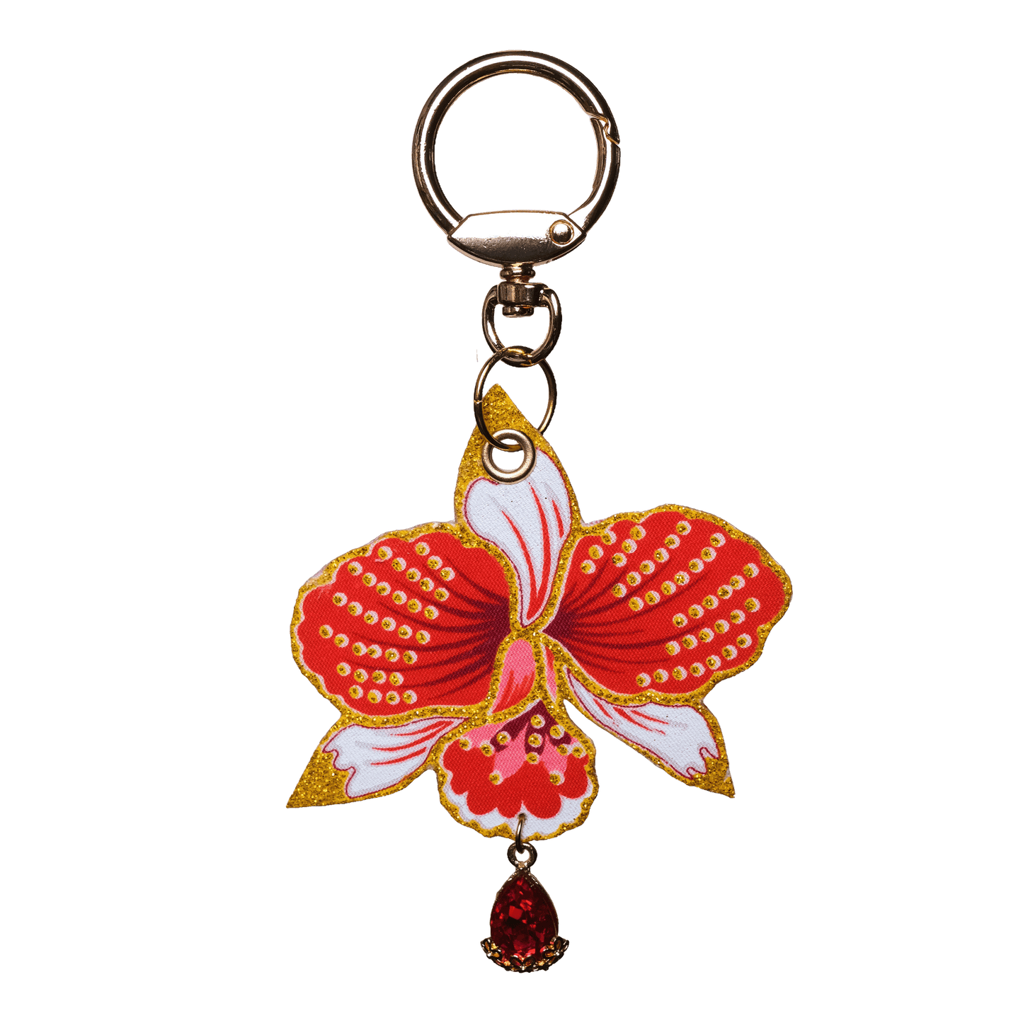 Orked Mutiara Bunga Batik Bag Charm