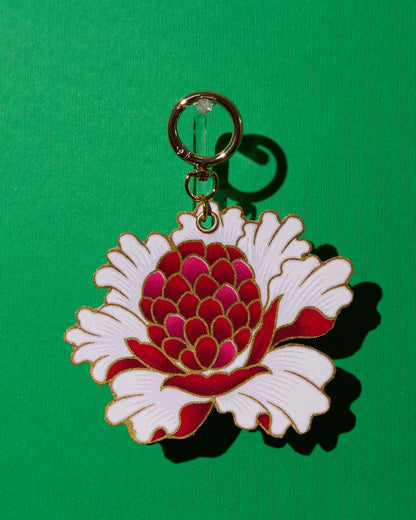 Seri Kantan Bunga Batik Bag Charm
