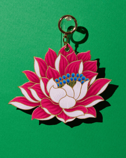 Seroja Large Bunga Batik Bag Charm