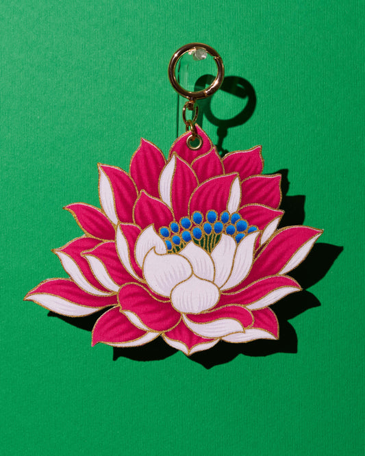 Seroja Large Bunga Batik Bag Charm