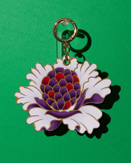 Seri Kantan Bunga Batik Bag Charm