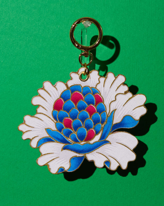 Seri Kantan Bunga Batik Bag Charm
