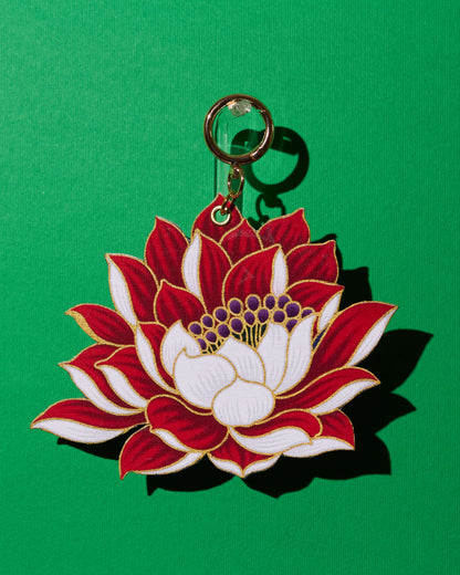 Seroja Large Bunga Batik Bag Charm