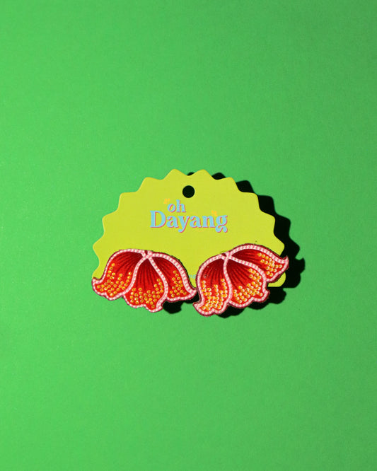 Little Wings Batik Stud Earrings