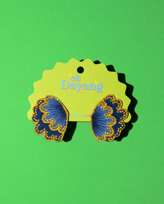 Flitter Batik Stud Earrings