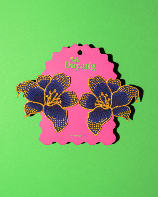 Sridewi Batik Stud Earrings