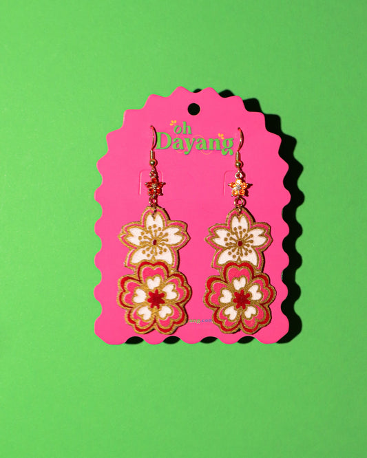 Maria Dangle Hook Earrings