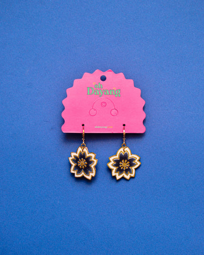 Baby Blooms - Batik Huggies Earring