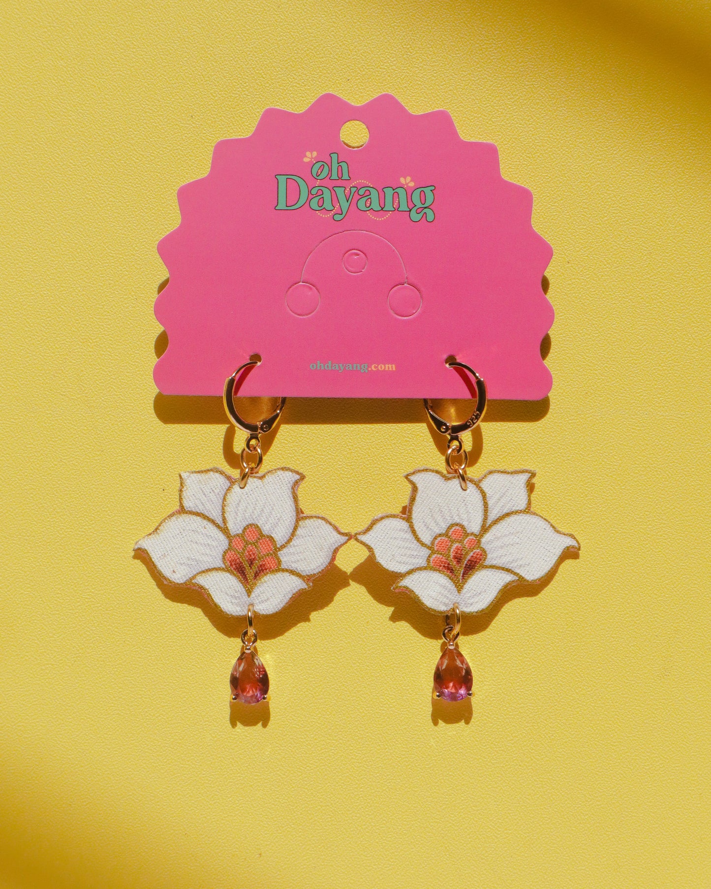 Baby Blooms - Batik Huggies Earring