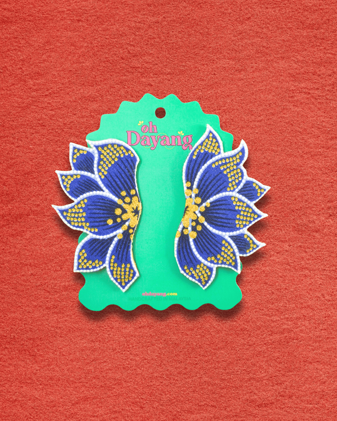 Alma Batik Stud Earrings