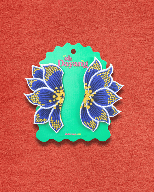 Alma Batik Stud Earrings