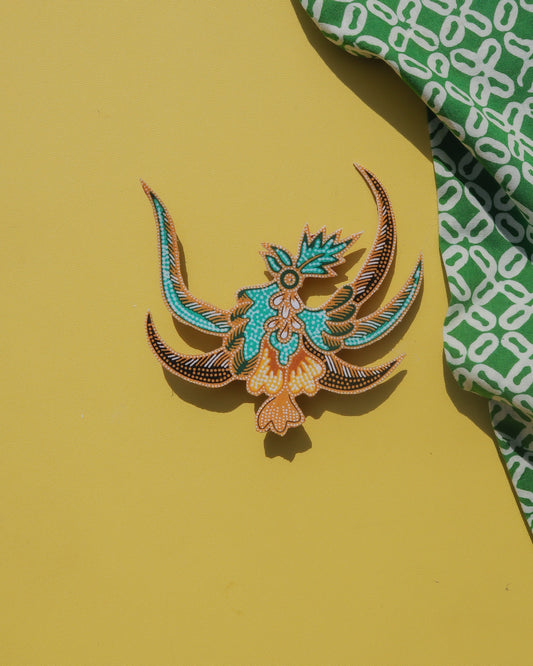 Alun Sayap Batik Brooch