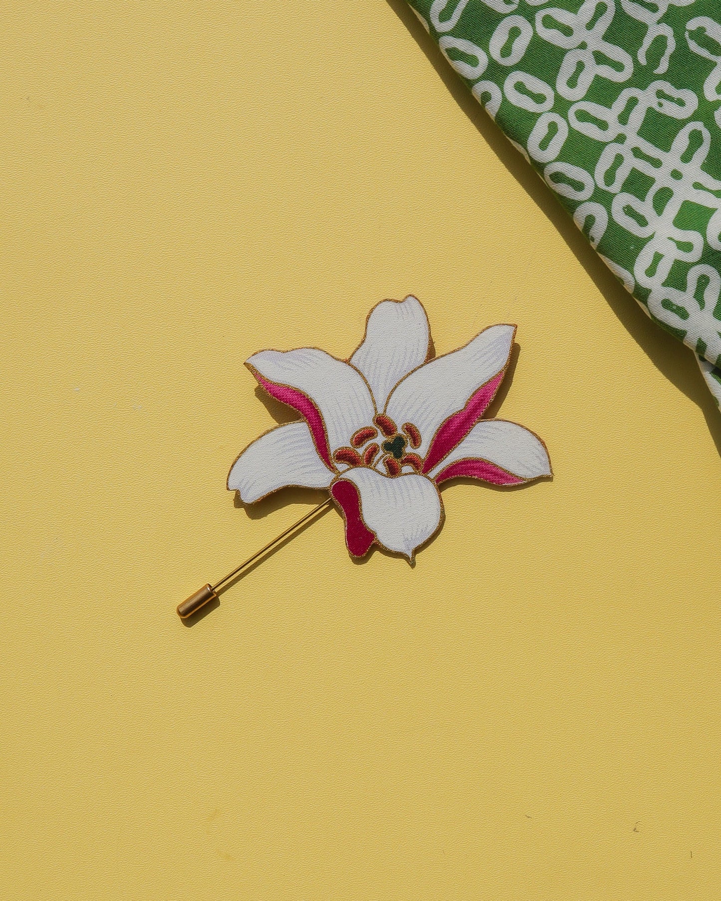 Anggun Puspita Batik Lapel Pin