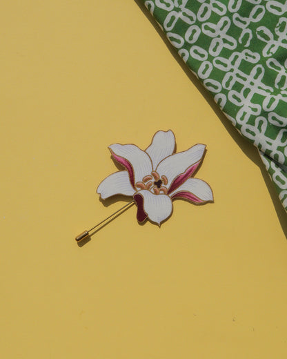 Anggun Puspita Batik Lapel Pin