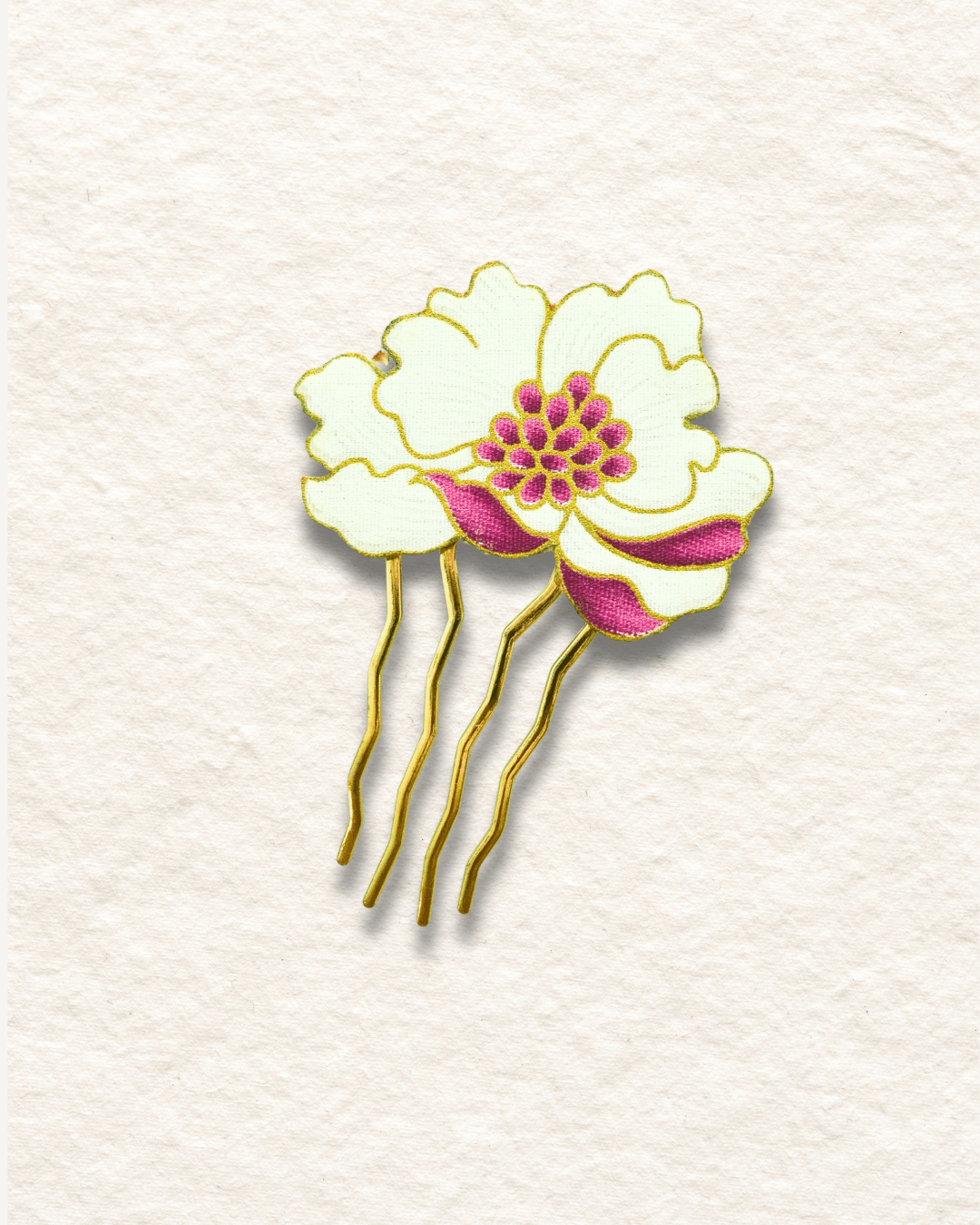 Avni Batik Hair Comb Pin