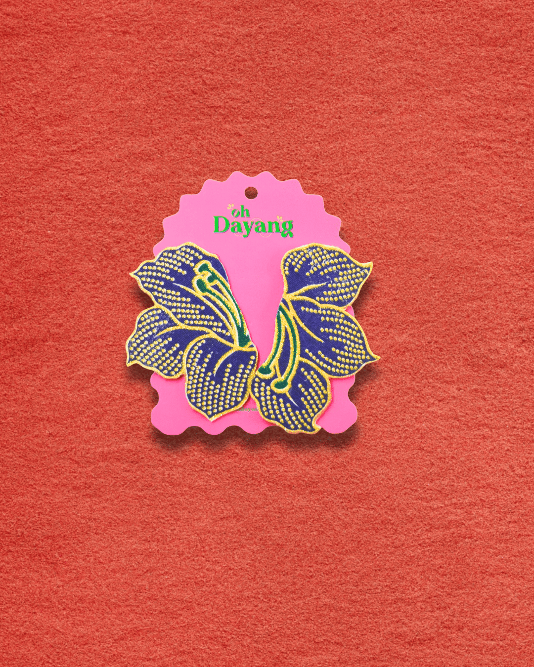 Bakung Batik Stud Earrings